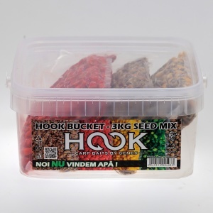 HOOK BUCKET - 3KG SEED MIX