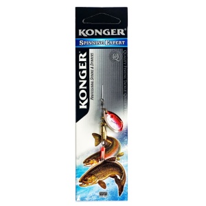 Lingura Rotativa Konger Palia No.1 3.5gr H004 Holo Red