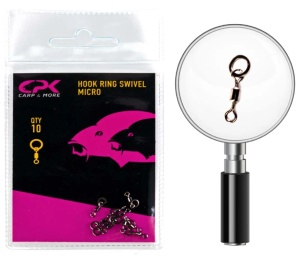 MICRO SWIVEL HOOK RING (MICROVARTEJ CU ANOU)