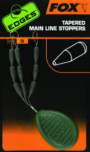 Opritoare Silicon FOX Tapered Main Line Stoppers, 9buc/plic