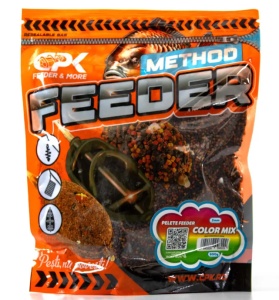 PELETE FEEDER MIX (COLORAT) 2mm 800g