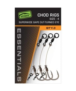 Rig Fox Edges Super Wide Gape Chod, 3buc/plic