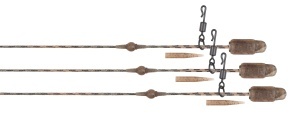 Segmente Fox Edges Naturals Heli Clip Rigs Submerge, 40lbs, 3buc/pac