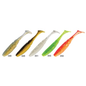 Shad Sakura Slit Shad Evo 100mm Color Mix 5buc
