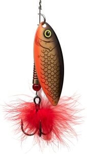 Spinner UV Hot Olive Size 6 26g