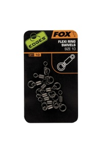 Vartej Fox Edges Flexi Ring Swivel, 10buc/plic