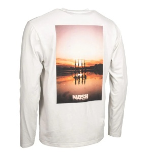 Bluza Nash Make It Happen Sunset Long Sleeve T-Shirt, Ecru - Img 2