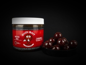 Boilies Solubil pentru carlig Mister Red "Super Hot" "CARAMELE" 20 mm