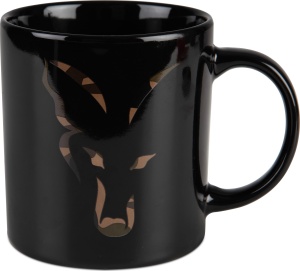 Cana Ceramica Fox Black and Camo Head Ceramic Mug