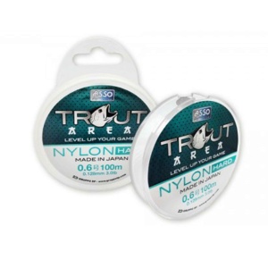 Fir Asso Trout Area Nylon Hard 0.148mm 1.814kg 100m Grey
