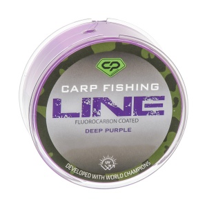 Fir monofilament Carp Pro Carp Fishing Line Fluorocarbon Coated Deep Purple 300m