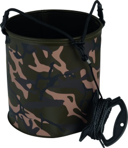 Galeata Pliabila EVA Fox Aquos Camo Water Bucket, 24.5x25cm