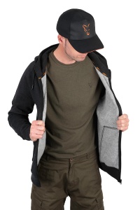 Hanorac Fox Collection LW Hoody, Black & Orange - Img 3