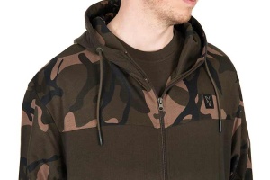 Hanorac Fox Light Weight Khaki/Camo Split Zip Hoody - Img 5