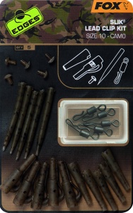 Kit Monturi Fox Edges Safety Slik Lead Clip (nr.10) Camo, 5x5buc/set - Img 2