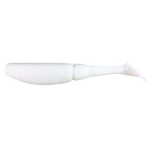 Shad Sakura Slit Shad Evo 100mm 006 Glow White 5buc