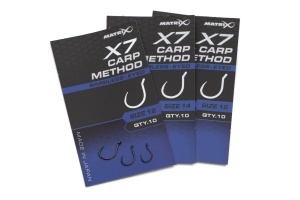 X7 Carp Method Size 14 Barbless - Eyed - Img 4