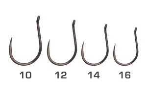 X9 Carp Wide Gape Size 12 Barbless - Eyed - Img 2