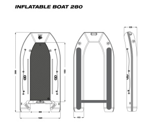 Barca Gonflabila Nash Boat Life Inflatable Boat 280 - Img 3