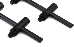 Black Label Slim Adjustable 3 Rod Buzz Bars 220mm 250mm - Img 3