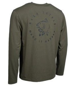 Bluza Nash Make It Happen Carp Logo T-Shirt, Green - Img 2