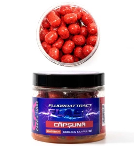BOILIES CARLIG FLUOROATTRACT+ CAPSUNA 16 & 20mm 120g (cu pluta)