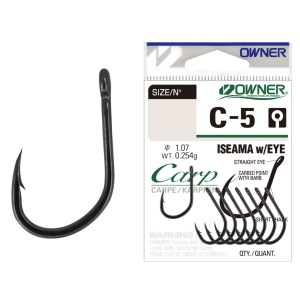Carlig Owner C-5 No.9 Carp Iseama With Eye - Img 1