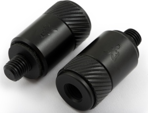 Conector Fox Black Label QR Adaptor, Negru, 2buc/blister