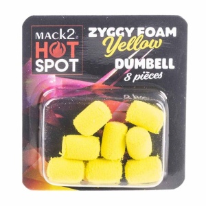 Dumbell Mack2 Ziggy Foam Dumbell Galben 8buc