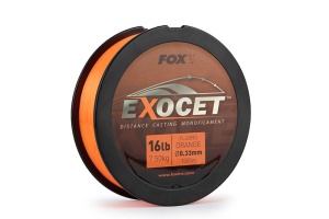 Fir Monofilament FOX Exocet Distance Casting, Fluoro Orange, 1000m
