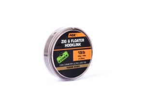 Fir Monofilament Fox Zig & Floater Hooklink, Trans Khaki, 100m - Img 3
