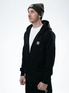 Hanorac Nash Make It Happen Badge Zipped Hoody, Black - Img 4