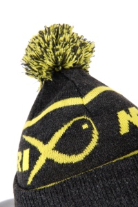 Lime & Grey Bobble Hat - Img 4