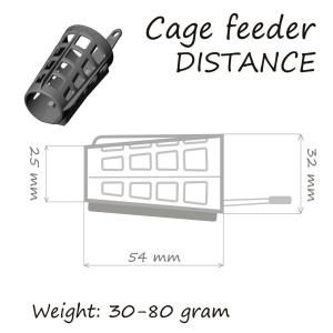 Momitor Cosulet Orange 30gr Cage Feeder Distance - Img 2