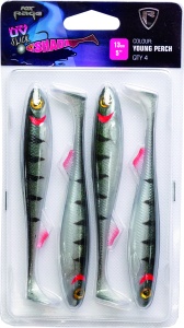 Slick Shad Packs 7cm 2.75in UV Young Perch 5pcs - Img 2