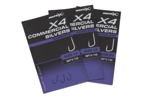 X4 Commercial Silvers Size 18 Barbless - Img 4