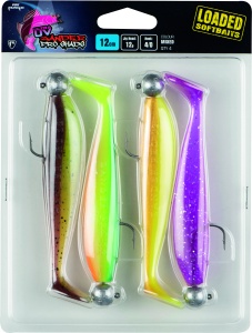 Zander Pro Shad Loaded UV Mixed Colour Packs 2 10cm 4pcs 10g 4 0 - Img 2