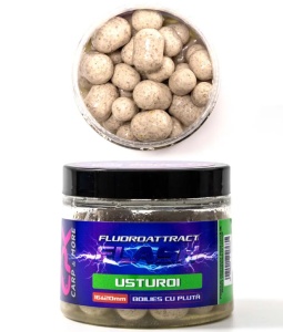 BOILIES CARLIG FLUOROATTRACT+ USTUROI 16 & 20mm 120g (cu pluta)
