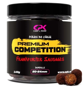 BOILIES CARLIG OS COMPETITION FRANKFURTER SAUSAGES 20 & 24mm 140g DUMBELLS