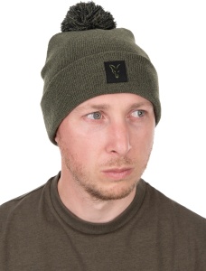 Caciula Fox Collection Bobble Hat - Green/Black