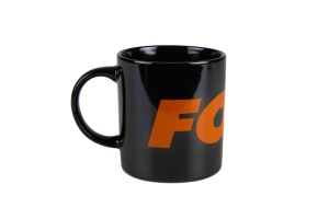Cana Ceramica Fox Collection Black & Orange Logo Ceramic Mug