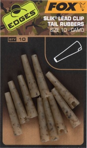 Conuri Fox Edges Camo Slik Lead Clip Tail Rubber, Nr.10, 10buc/plic - Img 2