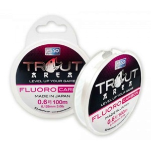 Fir Asso Trout Area Fluorocarbon 0.128mm 1.360kg 100m White