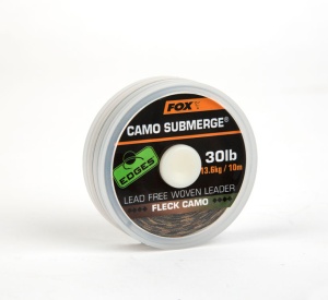 Fir Textil Fox Edges Submerge Camo Leader, Fleck Camo, 10m
