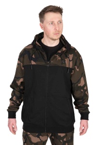 Hanorac Fox Light Weight Black/Camo Split Zip Hoody - Img 4
