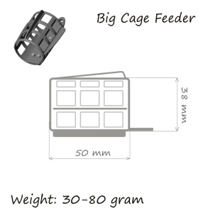 Momitor Cosulet Orange 80gr Big Cage Feeder - Img 2