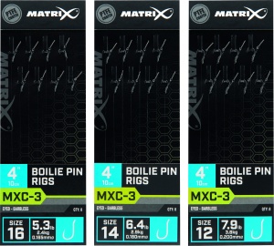 MXC-3 Size 14 Barbless 0.18mm 4 10cm Boilie Pin 8pcs