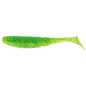 Shad Sakura Slit Shad Evo 50mm 055 Ghost Lime Chart 8buc