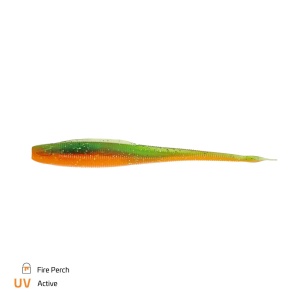 Shad Stick Zeck BA Shaky 8cm Fire Perch 9buc