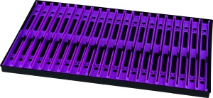 Tava Modulara + 21 Suporturi Monturi/Linii Matrix Pole Winders Trays, Pink 26cm